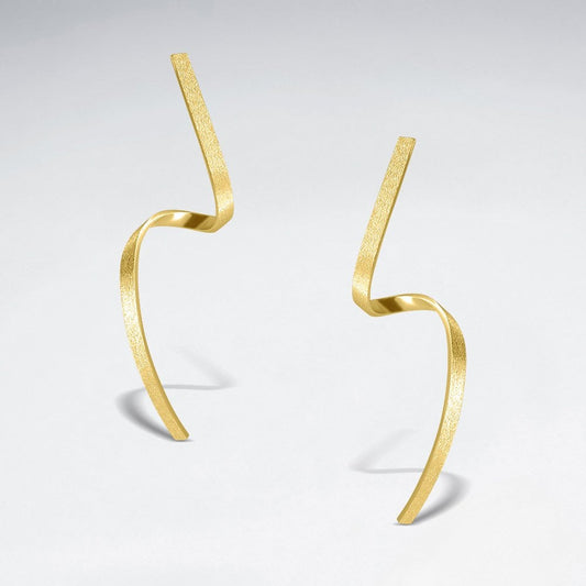 Linear Freeform Stud Earrings for Women - Asteyavilla