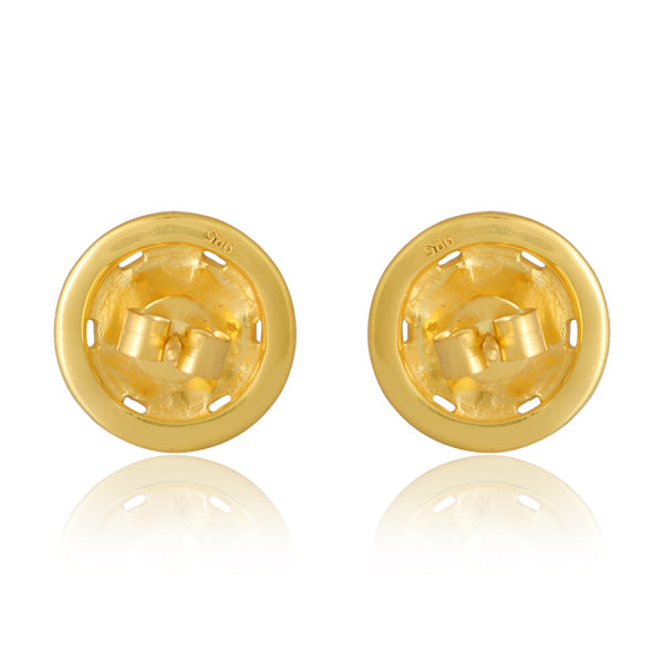 Sterling Silver Gold 18K Start With Round Cut Ethiopian Opal ring for Women - Asteyavilla